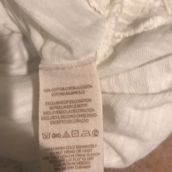 Free People White Lace Pattern Top - Picture 3 of 4